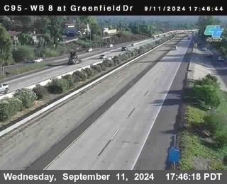 WB 8 at Greenfield Street