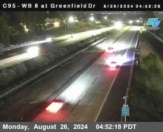 WB 8 at Greenfield Street