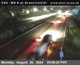 WB 8 at Greenfield Street