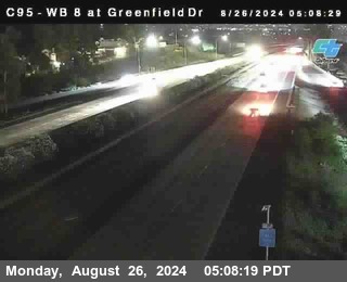 WB 8 at Greenfield Street