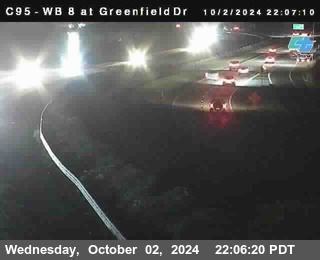 WB 8 at Greenfield Street