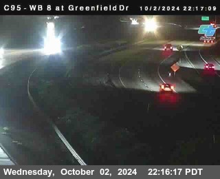 WB 8 at Greenfield Street