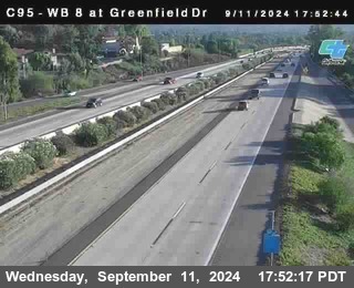 WB 8 at Greenfield Street