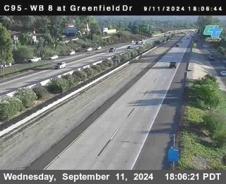 WB 8 at Greenfield Street