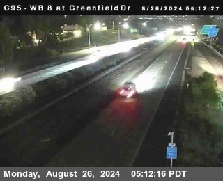 WB 8 at Greenfield Street