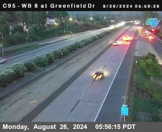 WB 8 at Greenfield Street