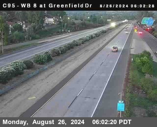 WB 8 at Greenfield Street