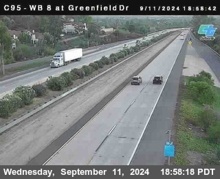 WB 8 at Greenfield Street