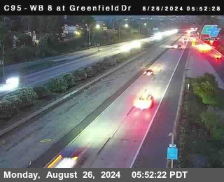 WB 8 at Greenfield Street