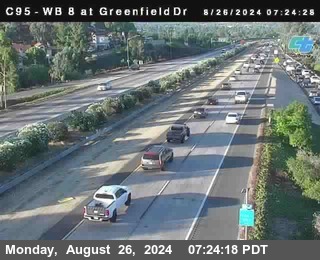 WB 8 at Greenfield Street