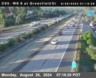 WB 8 at Greenfield Street