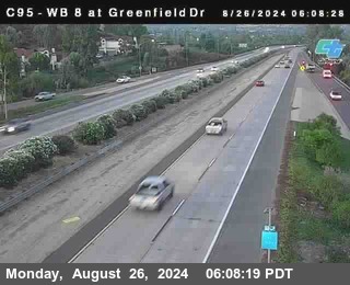 WB 8 at Greenfield Street