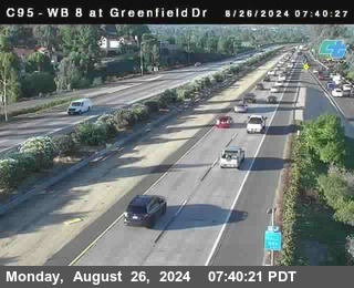 WB 8 at Greenfield Street