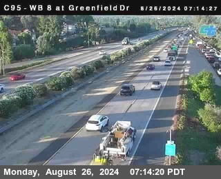 WB 8 at Greenfield Street