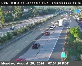 WB 8 at Greenfield Street