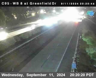 WB 8 at Greenfield Street