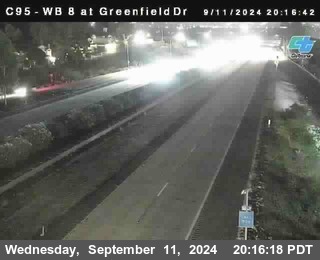 WB 8 at Greenfield Street