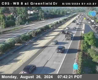 WB 8 at Greenfield Street