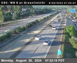 WB 8 at Greenfield Street