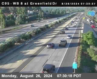 WB 8 at Greenfield Street