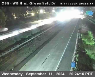 WB 8 at Greenfield Street