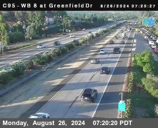 WB 8 at Greenfield Street