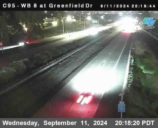 WB 8 at Greenfield Street