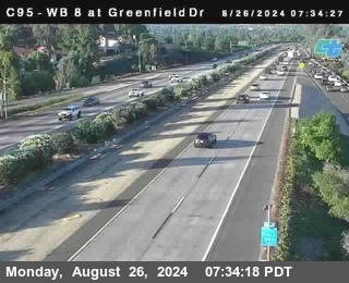 WB 8 at Greenfield Street