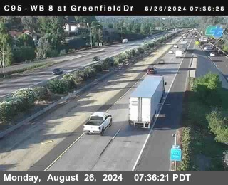 WB 8 at Greenfield Street