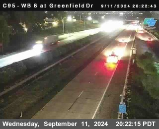 WB 8 at Greenfield Street