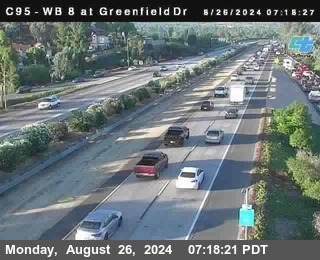 WB 8 at Greenfield Street