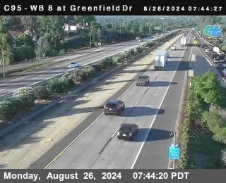 WB 8 at Greenfield Street