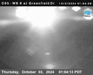 WB 8 at Greenfield Street