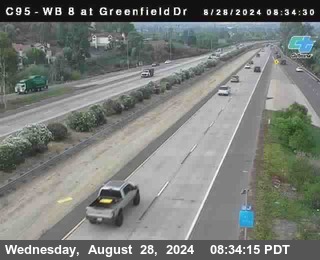 WB 8 at Greenfield Street