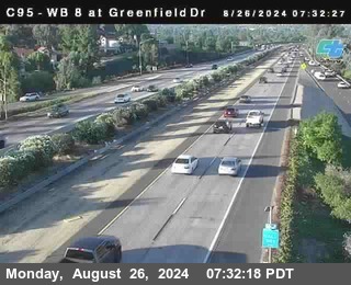 WB 8 at Greenfield Street