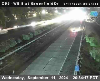 WB 8 at Greenfield Street