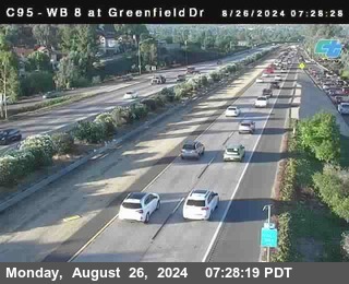 WB 8 at Greenfield Street