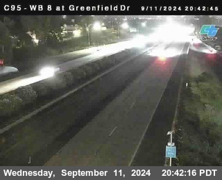 WB 8 at Greenfield Street