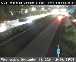 WB 8 at Greenfield Street