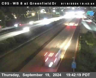 WB 8 at Greenfield Street