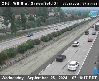 WB 8 at Greenfield Street