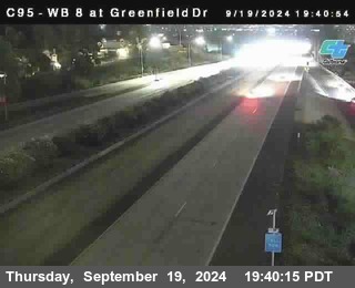 WB 8 at Greenfield Street