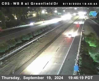 WB 8 at Greenfield Street