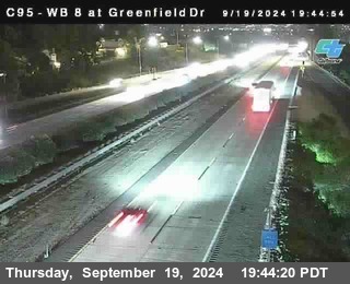 WB 8 at Greenfield Street