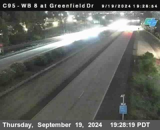 WB 8 at Greenfield Street