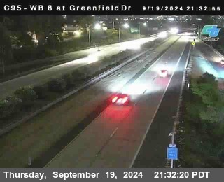 WB 8 at Greenfield Street