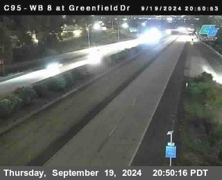 WB 8 at Greenfield Street