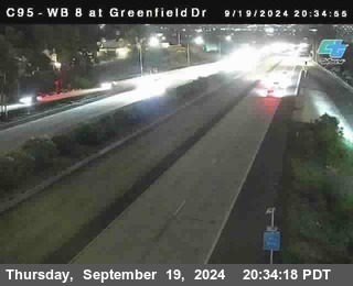 WB 8 at Greenfield Street