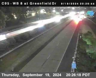 WB 8 at Greenfield Street