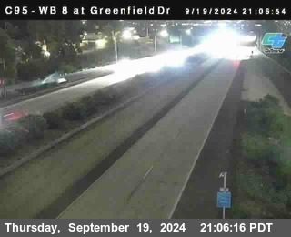 WB 8 at Greenfield Street